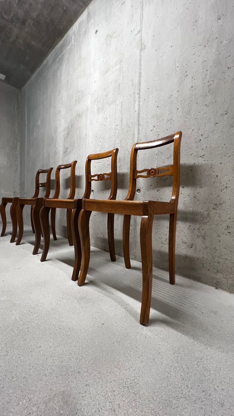 Sedie: 4 Biedermeier Stühle - Sitzgeflecht praktisch neu – Usato da Basel venduto da swisstrader4000 1