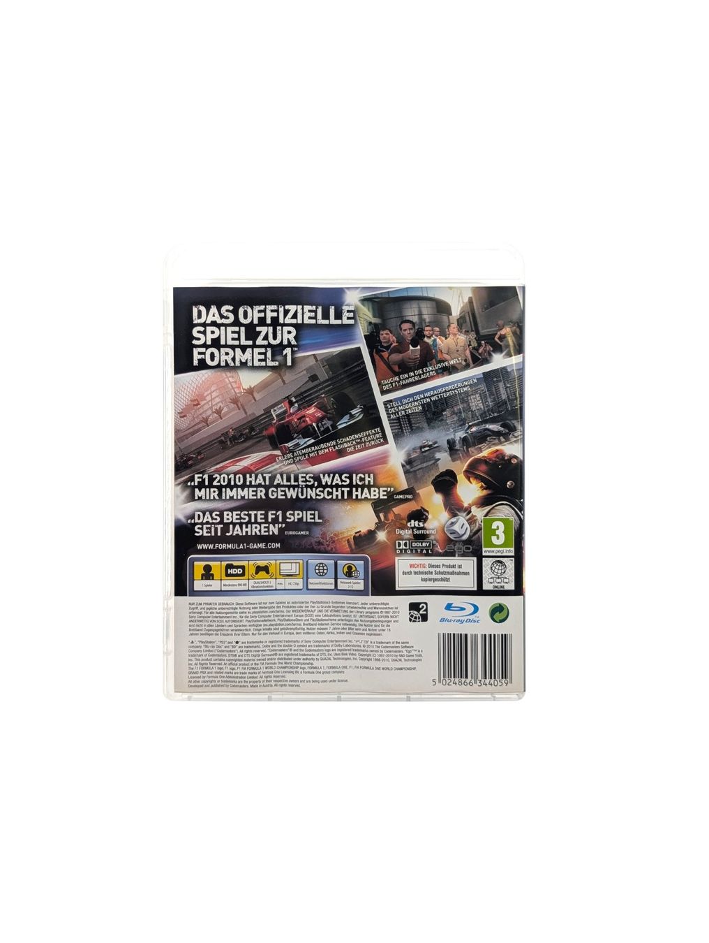 Sony Giochi: F1 2010 PlayStation 3 (PS3) – Usato da Domat/Ems venduto da IsseldorsShop 1