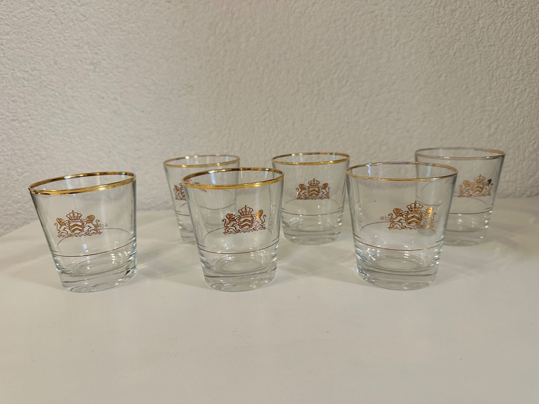 Gläser: Whisky- oder Cognacgläser mit Goldrand – Gebraucht aus Bülach von Jubet 2