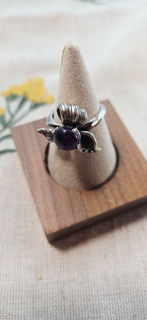 Anelli: NEW - S925 Amethyst Ring (Adjustable) – Nuovo (secondo la descrizione) da Zürich venduto da cin_wcf6 3