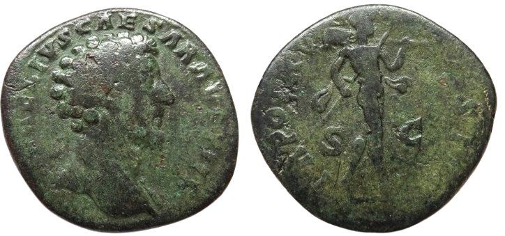Tutti le monete: MARCUS AURELIUS bronze sestertius (161-180 AD) – Usato da La Sarraz venduto da classicworldcoins