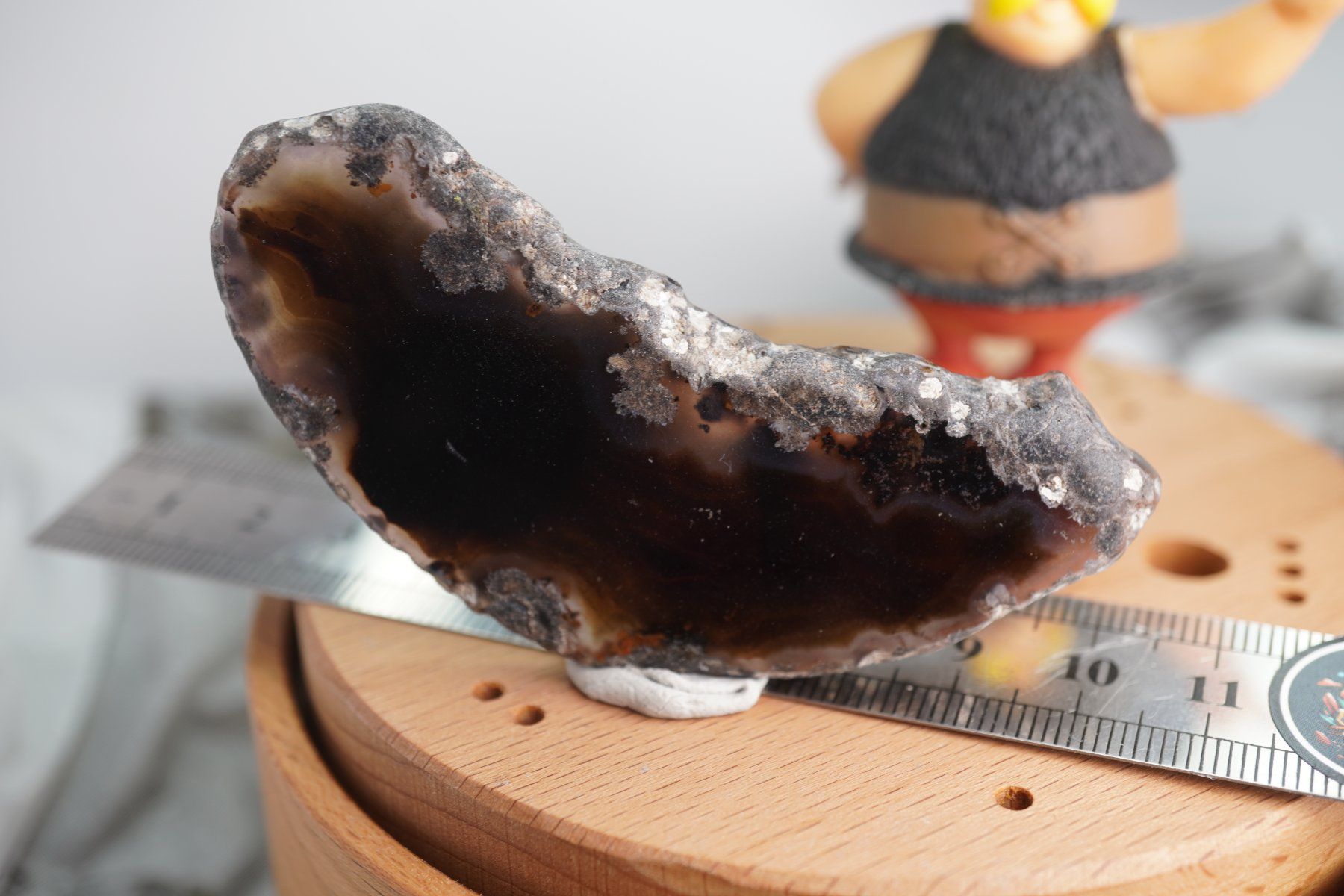 Mineralien & Heilsteine: Achat Schwarzer   Scheibe   Sarder   Ab 1.-(1) – Neu und originalverpackt aus Eschenbach SG von topstone 6