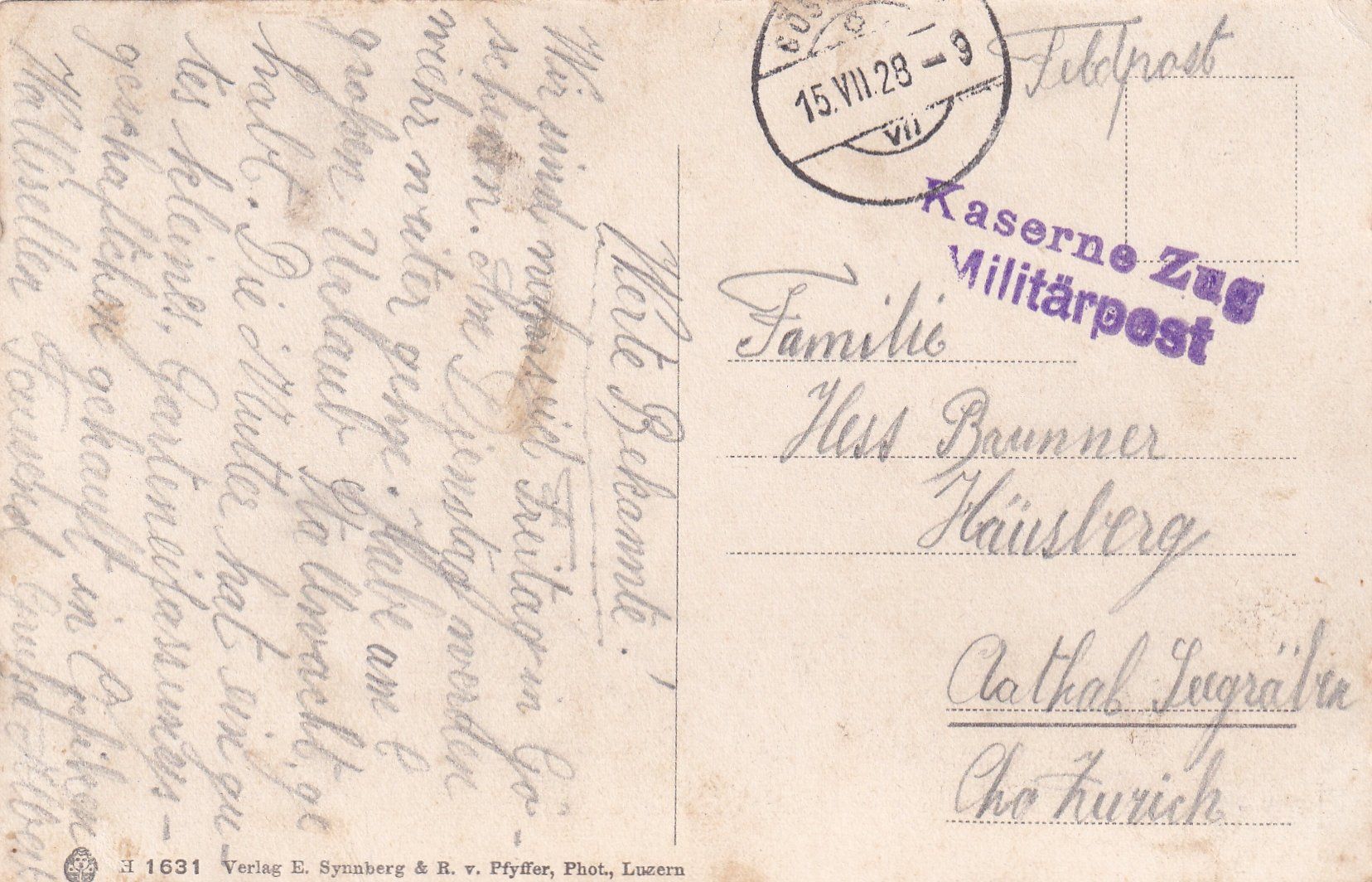 Cartoline postali: Göschenen /aw – Usato da Hombrechtikon venduto da Rudolf07 1