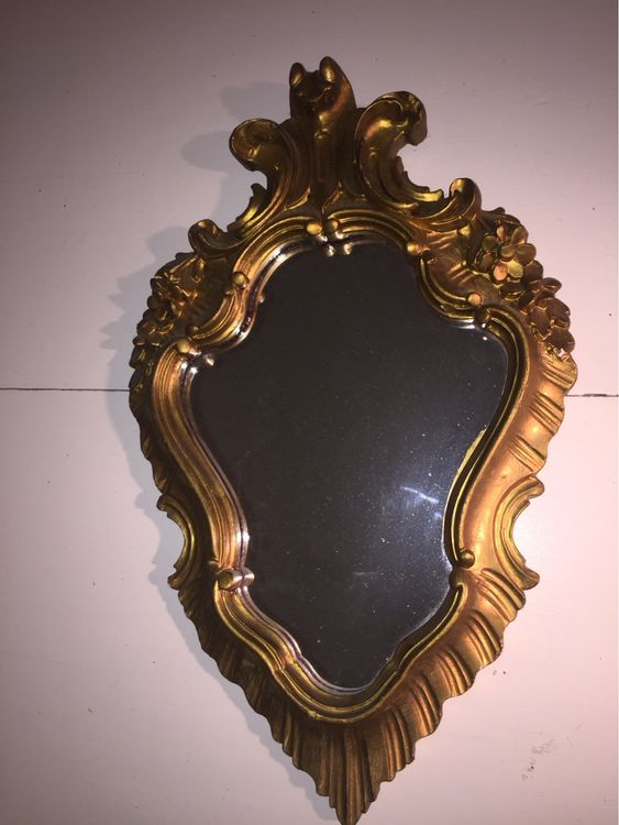 Miroir ancien/ Ovale Doré - Décoration