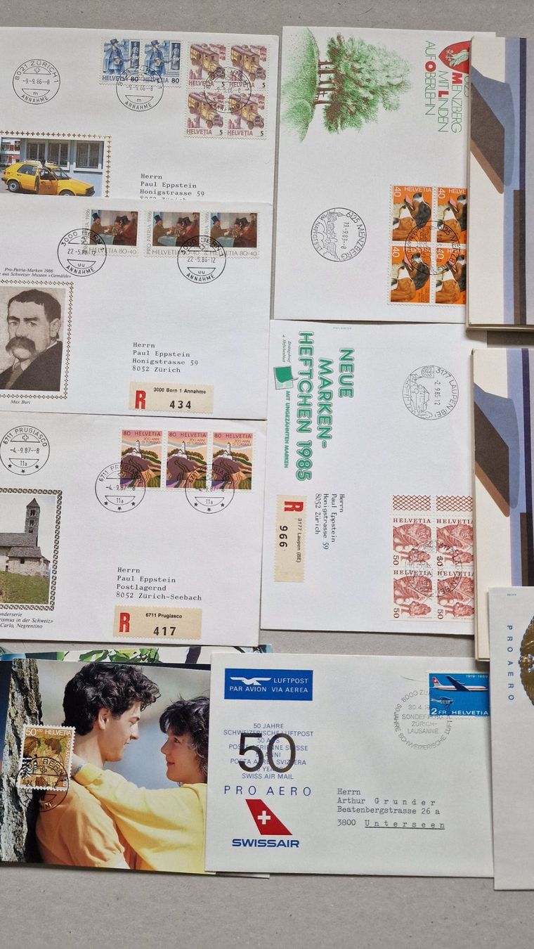 Tous les timbres: Schöne kleinere Sammlung – D'occasion à Winterthur par labi012 3