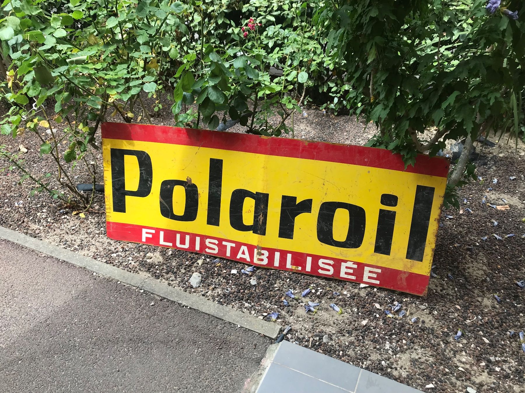 Insegne: Polaroil Blechschild – Usato da Erlinsbach venduto da Stu-ff 4