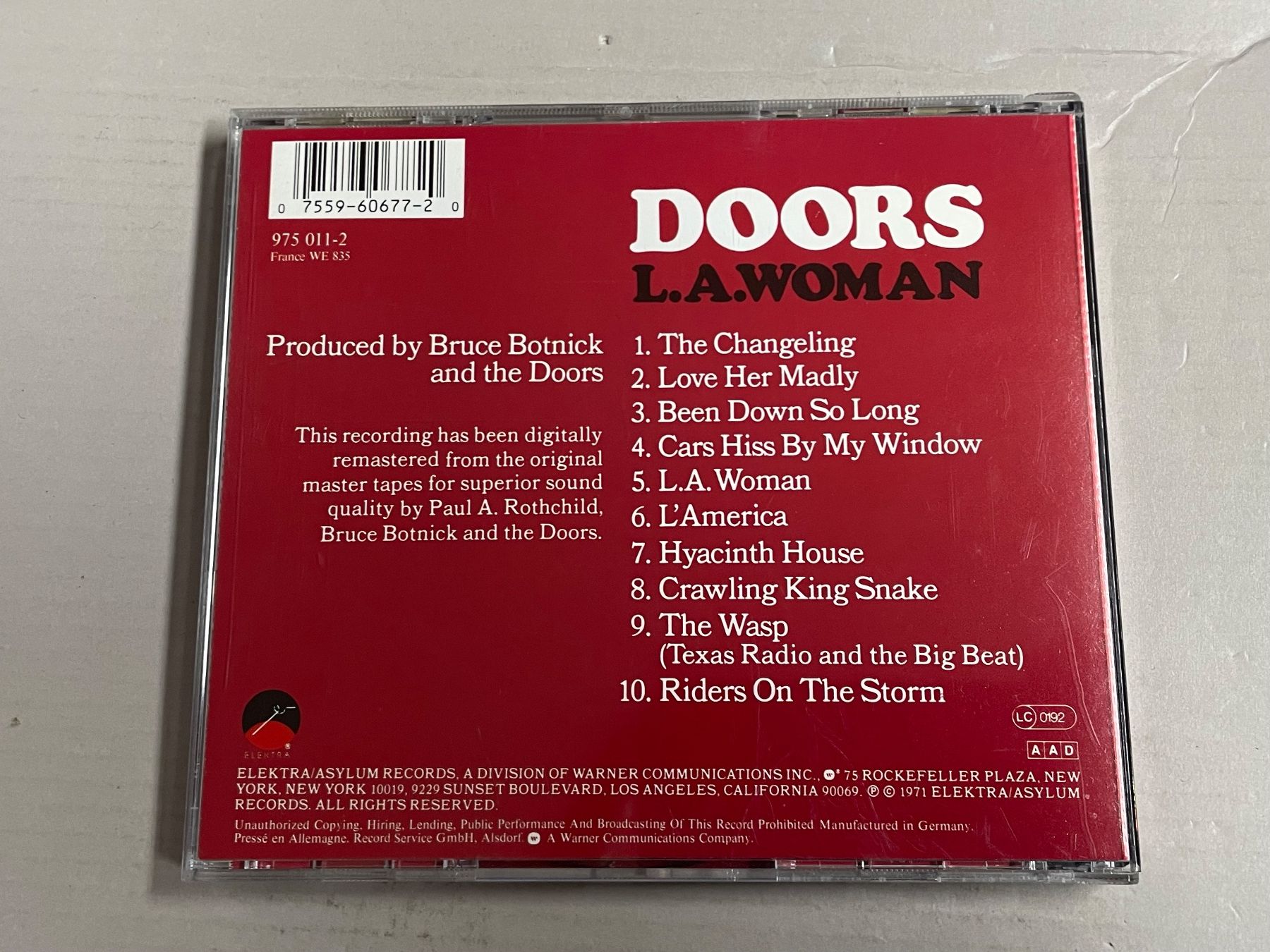 CD: The Doors-LA Woman – Usato da Muri b. Bern venduto da AdidasCollector 1