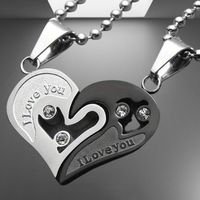 ❤️ Zeige deine Liebe mit dem "I Love You" Halsketten-Set! 💑
