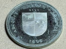 10. 1 Medaille 900 Silber, 15 g, Durchmesser 33 mm