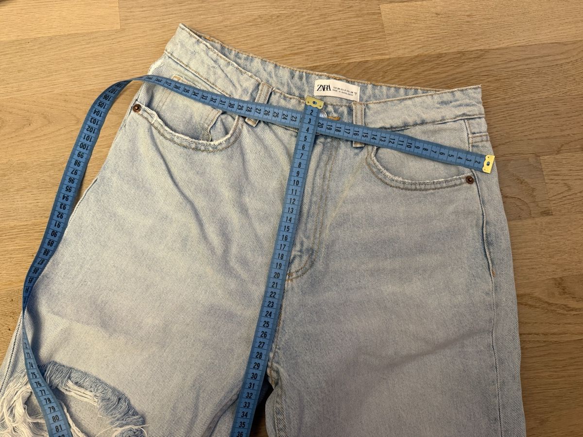 Zara Jeans: Zara Destroyed Jeans hellblau Grösse 38 – Usato da Rubigen venduto da Elmacino 2