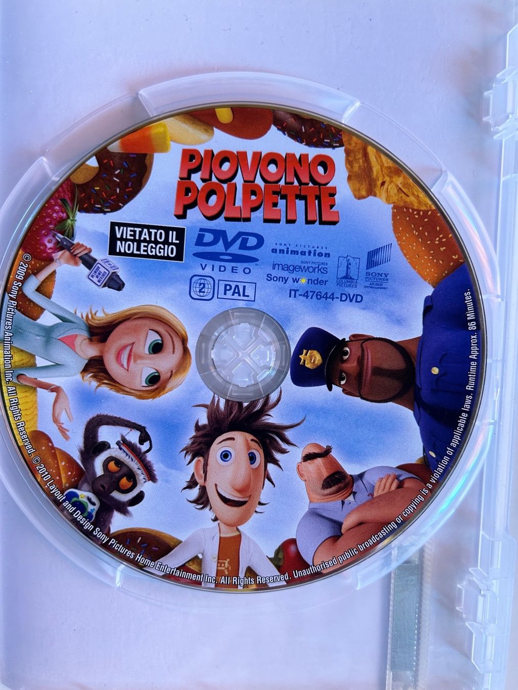Tutti i DVDs: PIOVONO POLPETTE – Usato da St-Cierges venduto da Crisi53 2