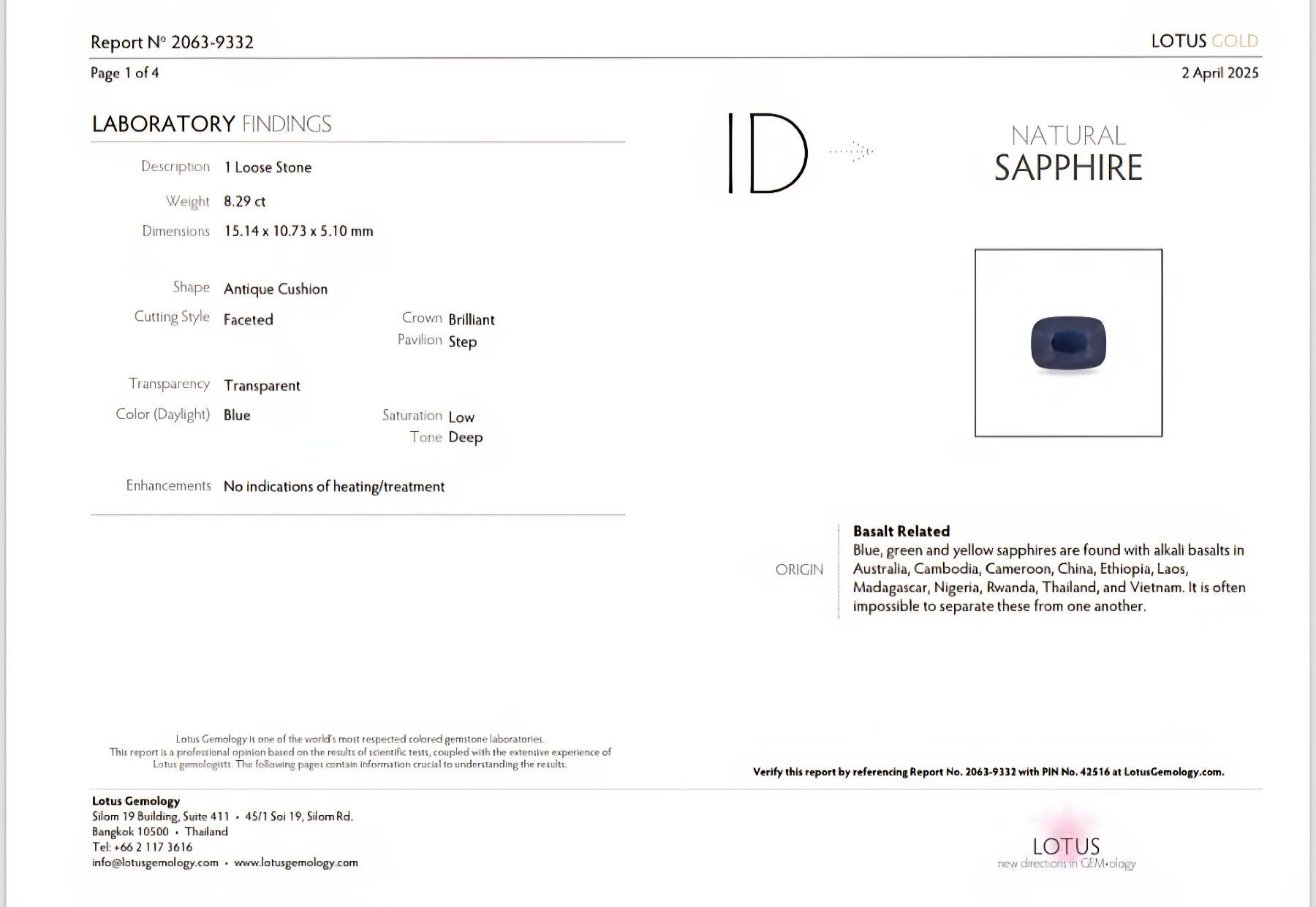 Anelli: Saphir-Ring 14k Weissgold 8,29ct – Nuovo e nell'imballaggio originale da Illnau venduto da Juwelier_Mahler_GmbH 4