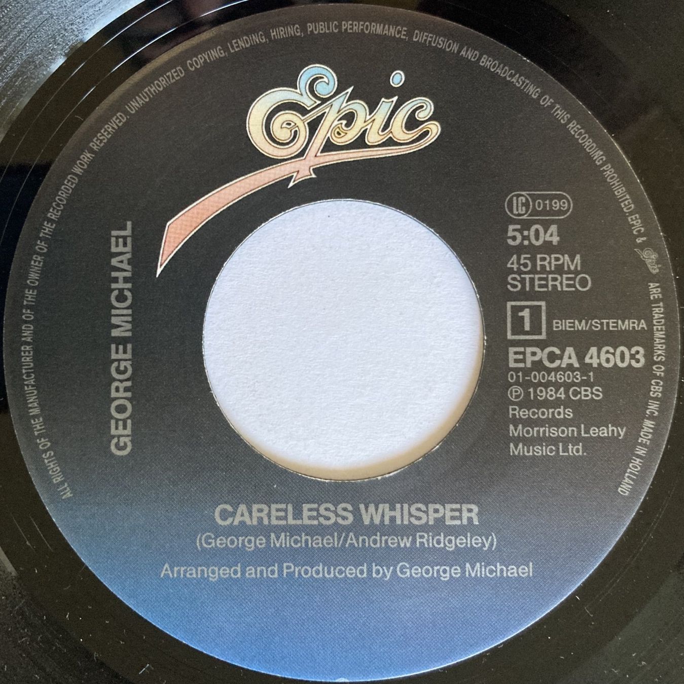 Dischi in vinile: WHAM / GEORGE MICHAEL - CARELESS WHISPER – Usato da Bottens venduto da hotter-than-hell 2