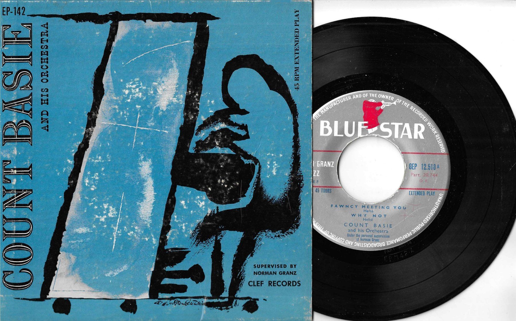 Dischi in vinile: Count Basie 2 EP's - Supervised By Norman Granz – Usato da Savagnier venduto da Ne2065 1