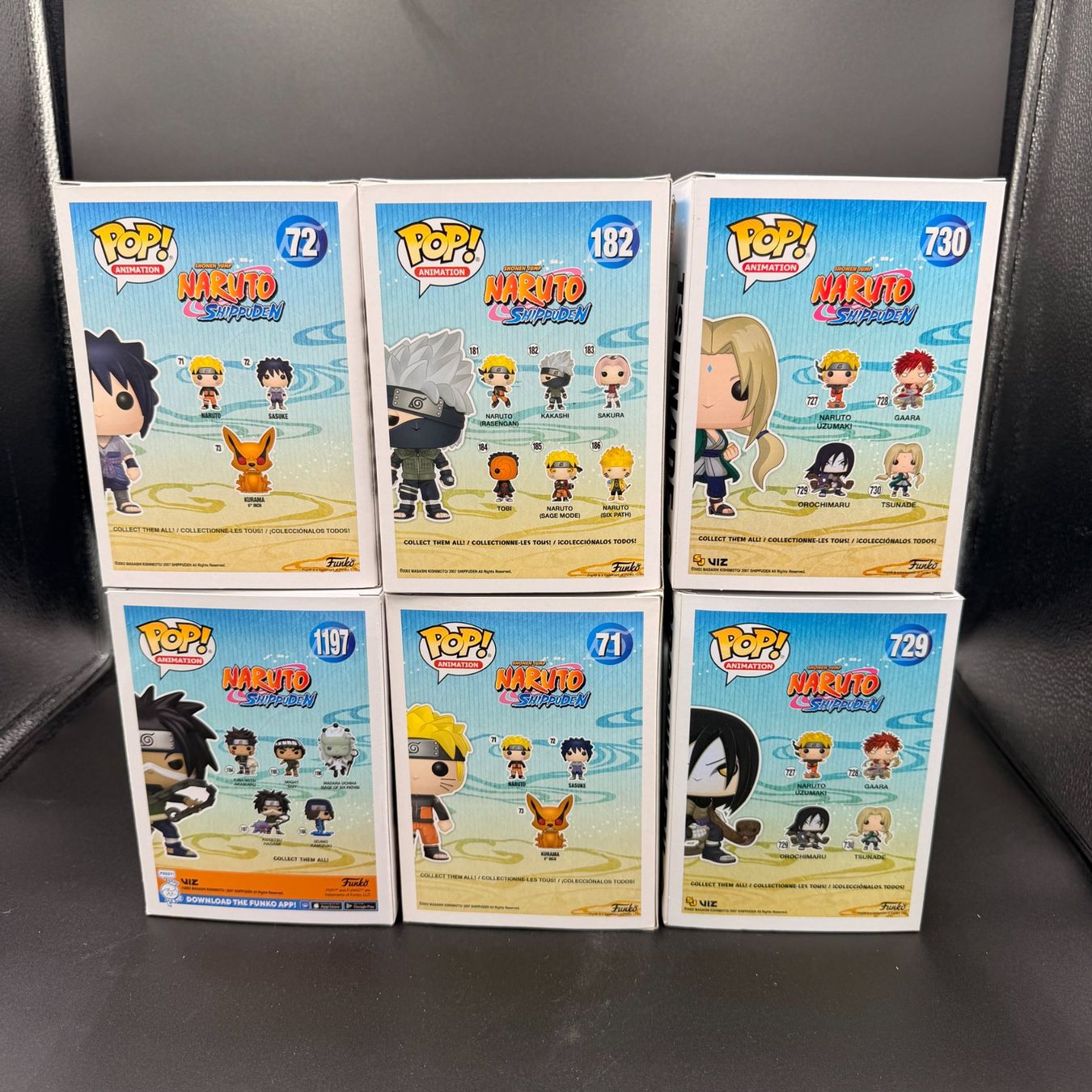 Funko Statuette: Funko Pop! Naruto 6er Set Naruto Sasuke Kakashi Orochimaru – Usato da Düdingen venduto da Nerdworld 1