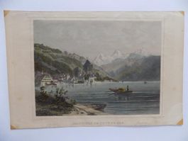 Oberhofen Thunersee koloriert