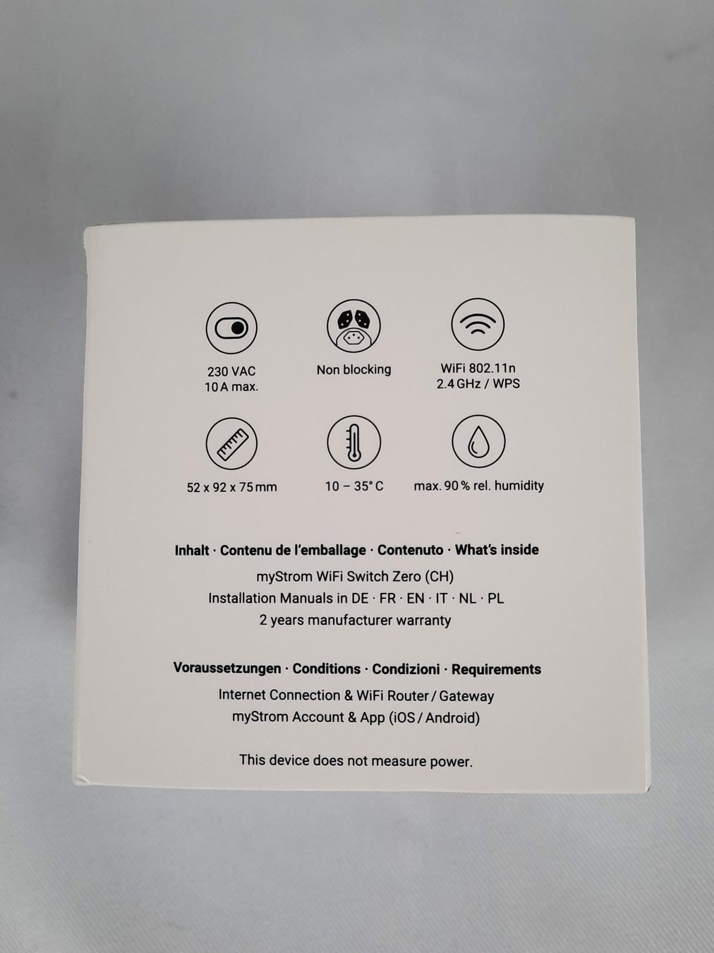 myStrom Fiches d'alim.: MYSTROM WiFi Switch Zero – Neuf (Voir description) à Beinwil am See par Restwert_Beinwil 5