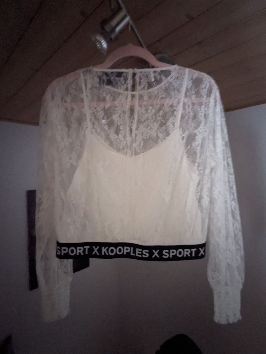 Kooples T-Shirts: Kooples Shirt Bluse Crop Top, Gr. 2 – Neu (gemäss Beschreibung) aus Chur von Ronja777 1