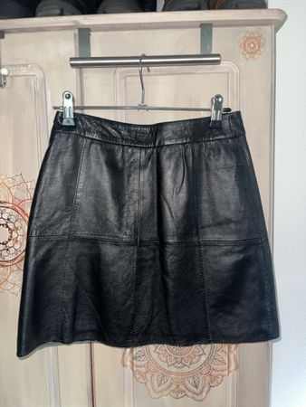 Echte Lederrock kurz — gr 34