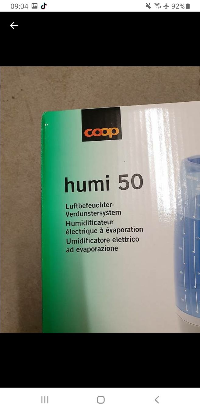 Umidificatori d'aria: Humi 50 Luftbefeuchter Verdunster System neu – Nuovo (secondo la descrizione) da Ittigen venduto da Ziok187 3