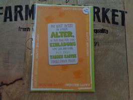 NEUE witzige Geburtstags Karte "Bestes Alter" - 210941