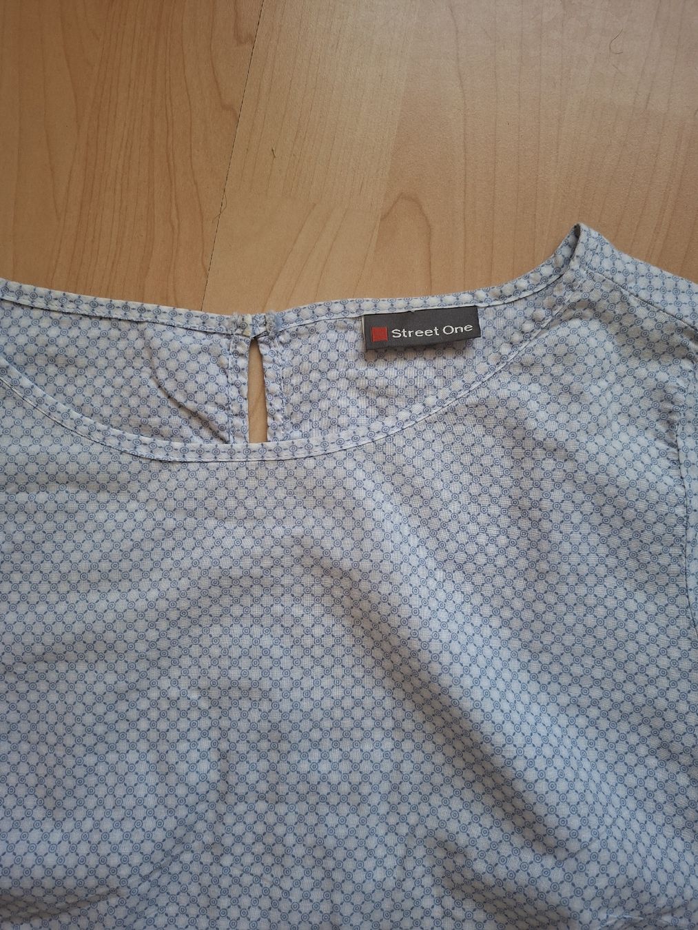 Blusen: Bluse Street One blau gemustert Gr.  36 – Gebraucht aus Sumiswald von Cicco02 1