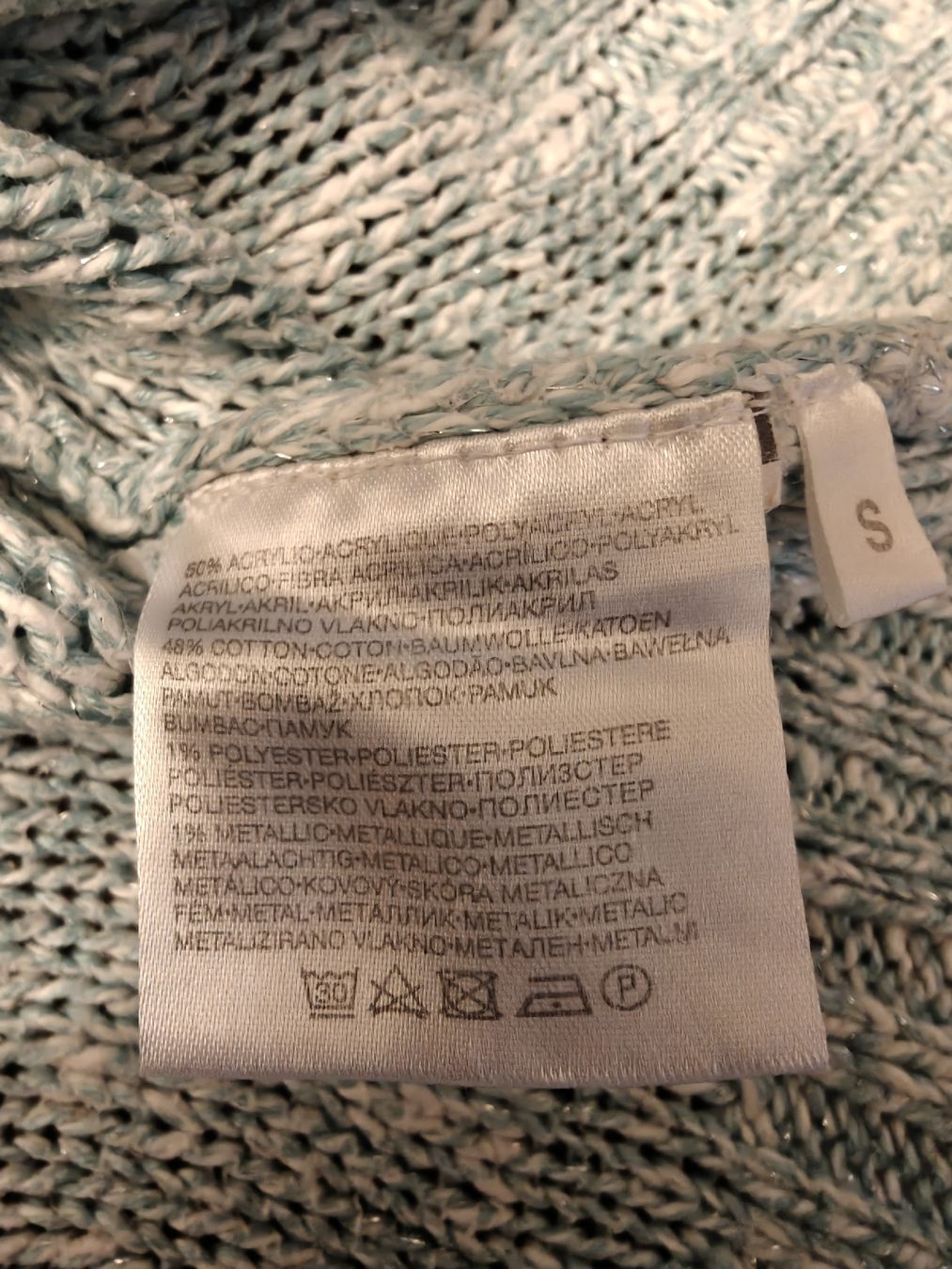 C&A Pullover & Sweatshirts: Pullover - Türkis/Weiss - Gr. S – Gebraucht aus Winterthur von Dana_33 4