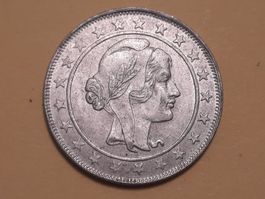 Brasilien 2000 Reis 1929 Silber