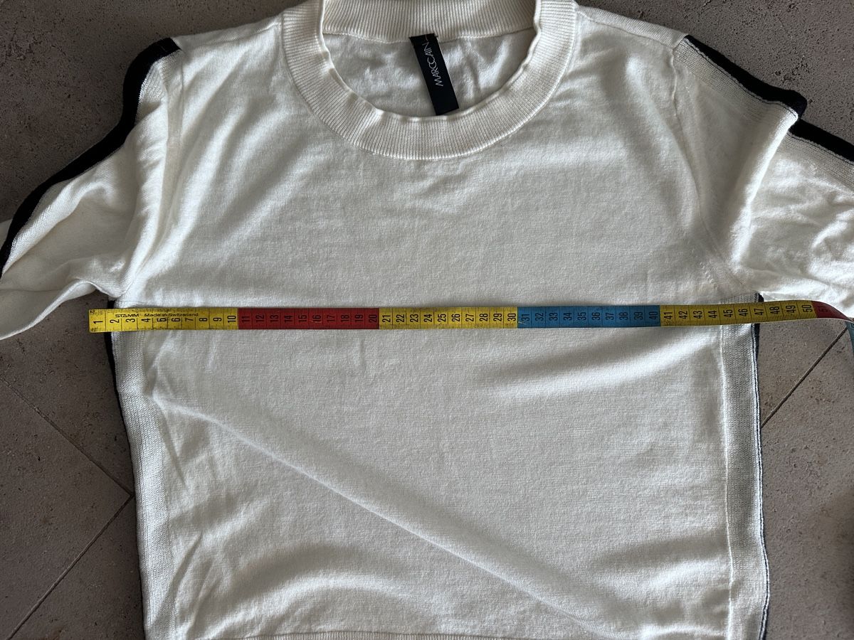 Marc Cain Pulls & Sweat-shirts: Marc Cain Pullover weiss – D'occasion à Buchs SG par Sunie 1
