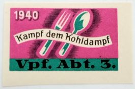 Soldatenmarke 2.WK, Verpflegungs Abt 3, geschn, Wi Vpf 27