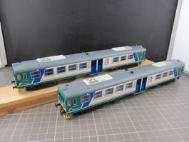 Rivarossi HR2426, FS ALn 663.1117 und ALn 663.1122, mit OVP,