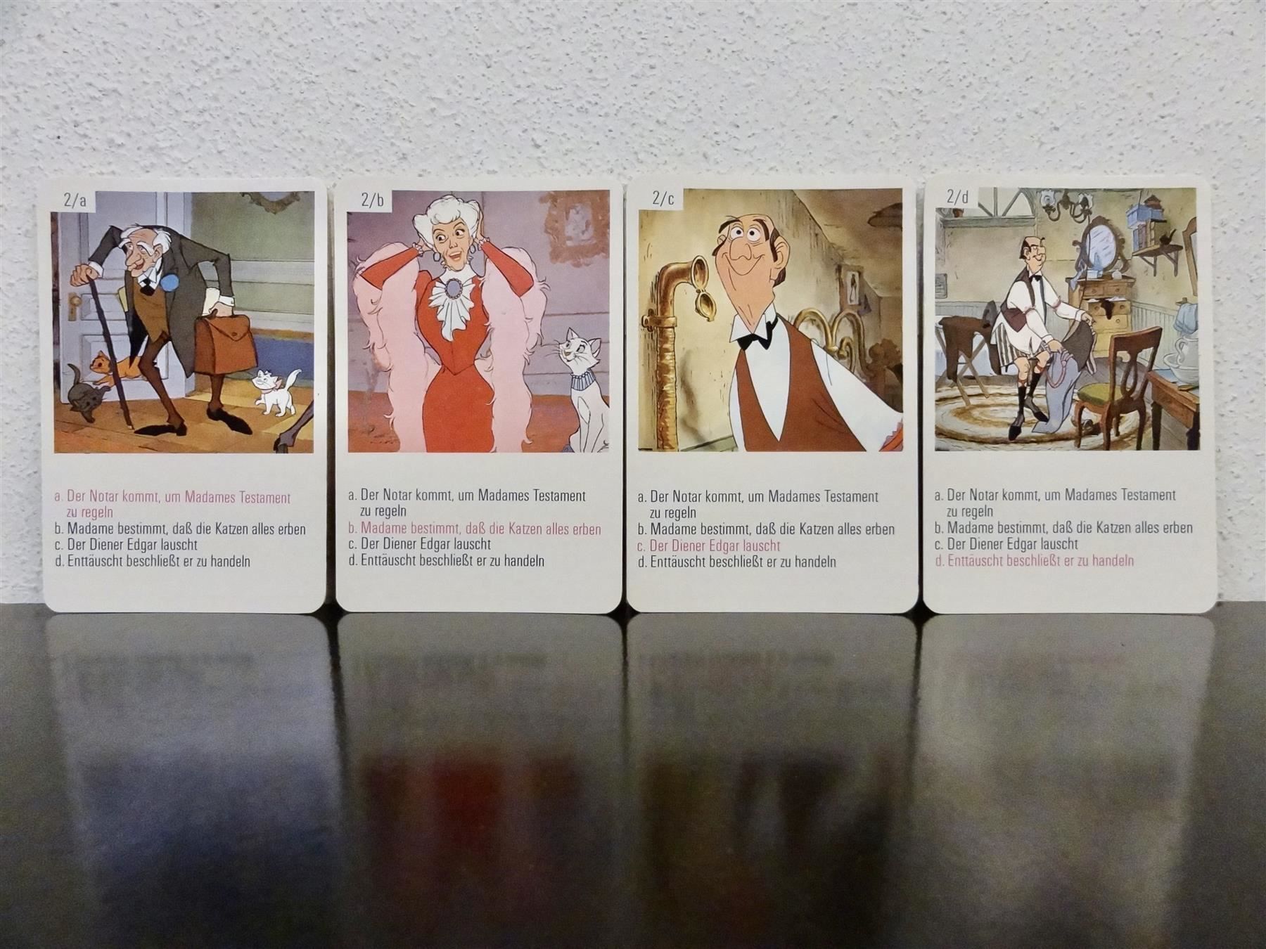 Disney Spiele: schönes altes Quartett ARISTOCATS DISNEY – Gebraucht aus Kerzers von wisaundso 3