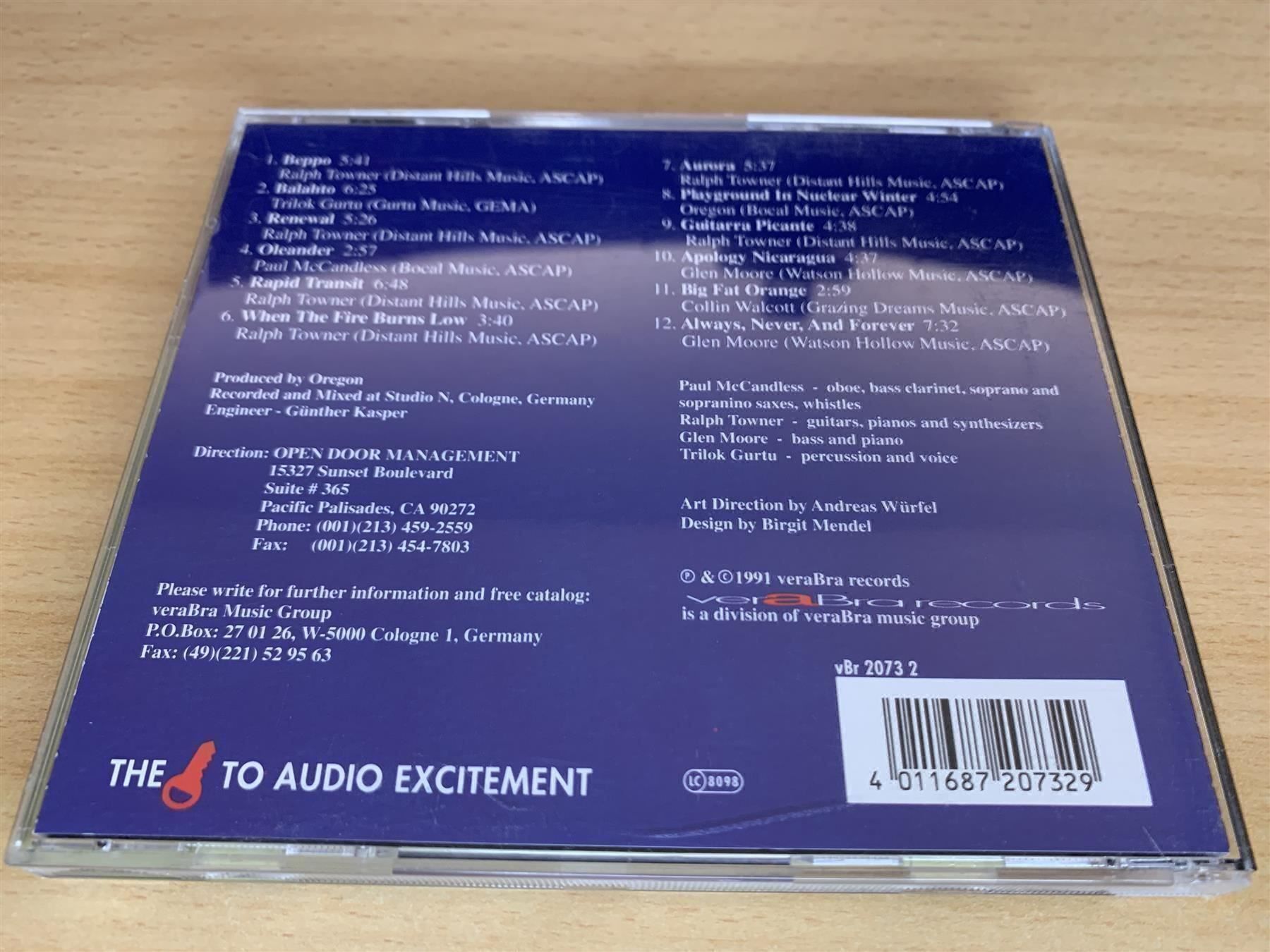 CDs: Oregon – Always, Never, And Forever – Gebraucht aus Rikon im Tösstal von Alpenmutz 1