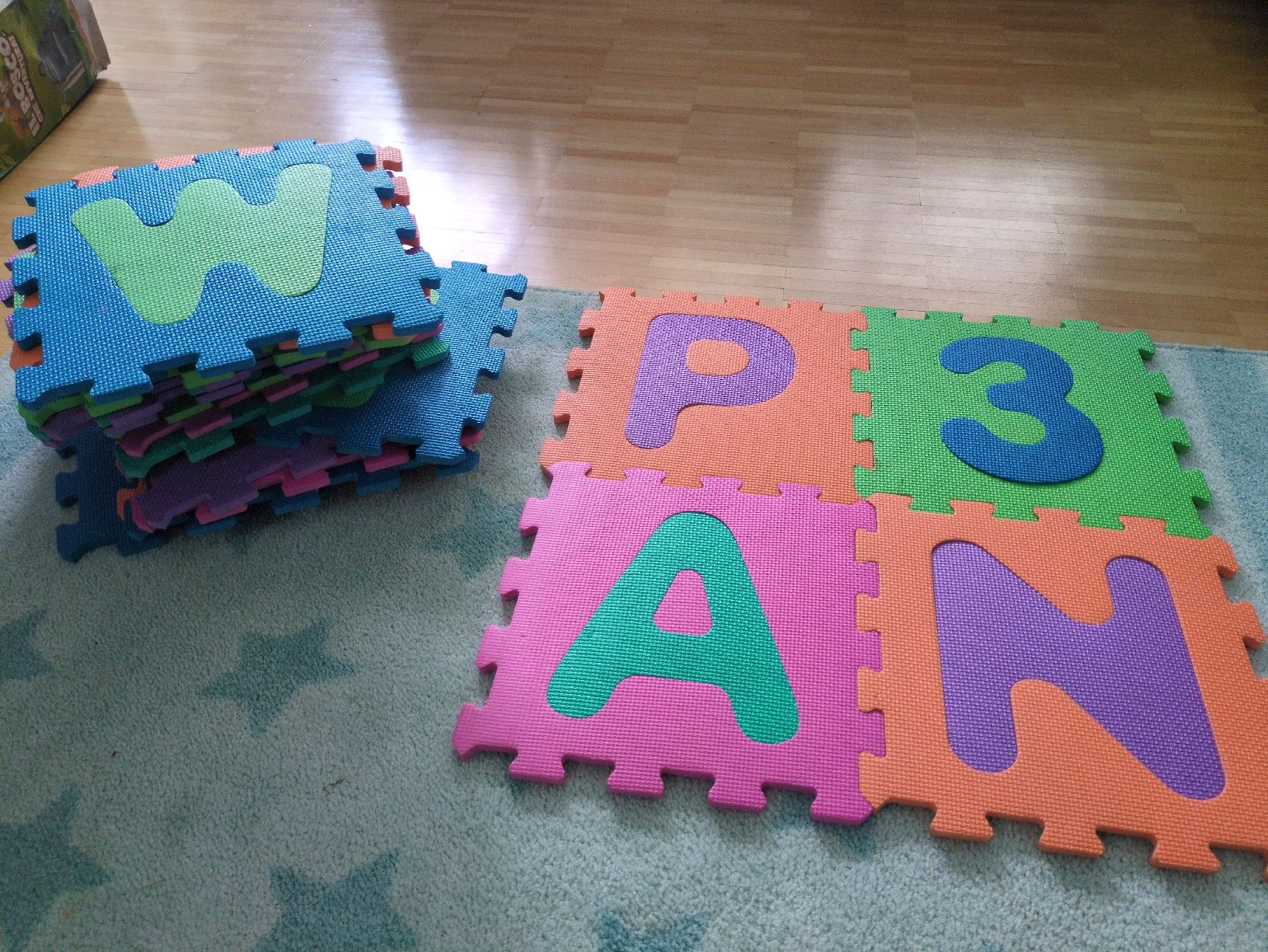 Tappeto da gioco: Puzzlematte Buchstaben und Zahlen – Usato da Zürich venduto da Inpw 1