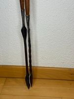 2 afrikanische Deko-Speere, Länge 108 cm