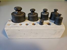Gewichtsteine, Gewichte
