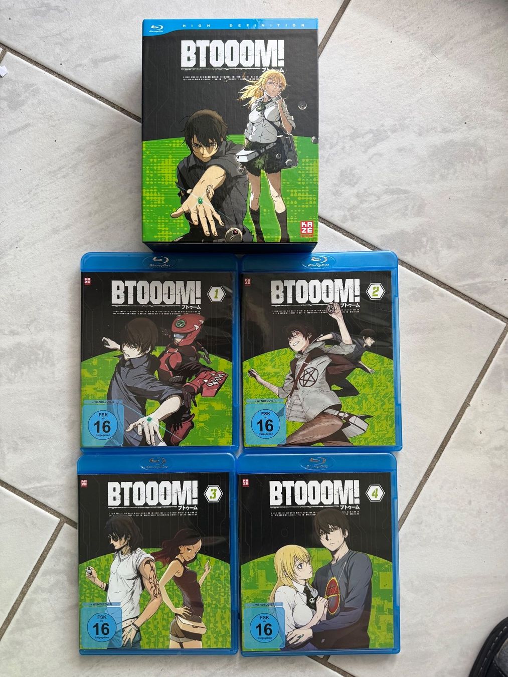 Alle DVDs: BTOOOM! Vol. 1- 4 Box – Gebraucht aus Wohlen AG von chippy02