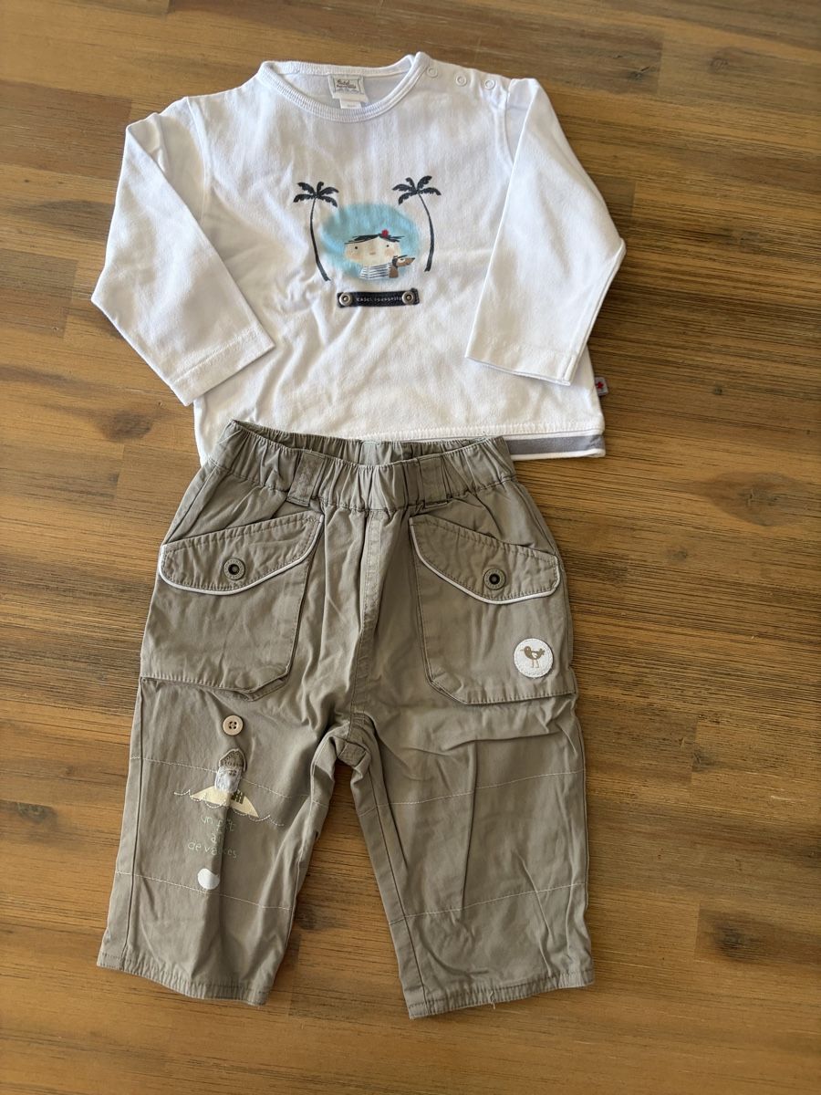Hosen: Ensemble pull et pantalon taille 68 – Neu (gemäss Beschreibung) aus Sion von Nelsonkatz