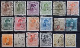 Luxemburg ex. Kat. 109-133 gest. 1915/21