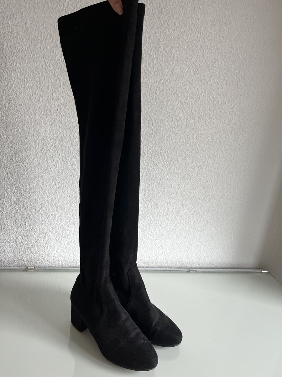 Steve Madden Scarpe da donna: STEVE MADDEN Overknee Stiefel schwarz Gr 37 – Nuovo (secondo la descrizione) da Zürich venduto da nina__viva