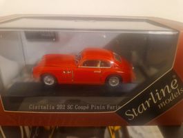 Rarer Cisitalia 202C 1948 P Farina mit Starline Prospekt