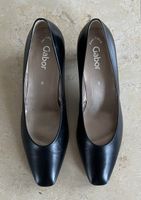 Gabor Pumps Leder schwarz Grösse 39 
