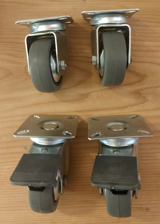 4er Set Rollen Rad Ø 60 (Gebraucht) in Adligenswil für CHF 3 – nur ...