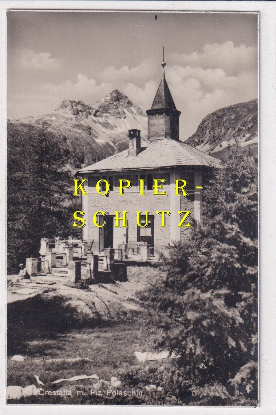 Cartoline postali: Champfèr - Crestalta mit Piz Polaschin /br – Usato da Hombrechtikon venduto da Rudolf07