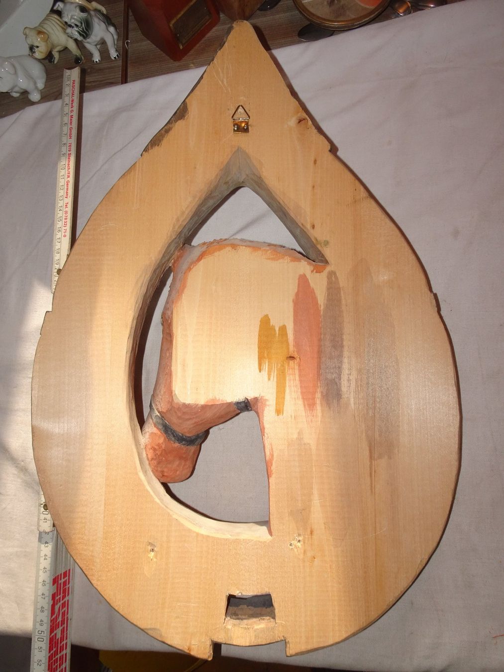Sculture & Statue: Pferdekopf aus einem Stück Holz geschnitzt – Usato da Bichwil venduto da Silbereule9 3