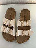 Sandalen New Look beige mit Schnallen Grösse 38 neuwertig