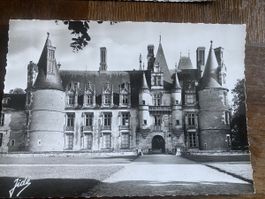 Alte Postkarte: Majestätisches Schloss!