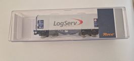 Roco H0, 76451 Schiebeplanenwagen, LogServ NEU ( 3 )