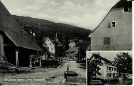 NENZLINGEN (Berner Jura) mit Gasthaus Dannacher BL gel. 1932