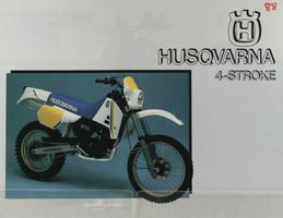 JAHRES PROSPEKT | HUSQVARNA ALLE 4-STROKE MODELLE | AB 1988
